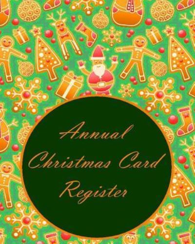 Cover for Anthea Peries · Annual Christmas Card Register (Paperback Book) (2016)