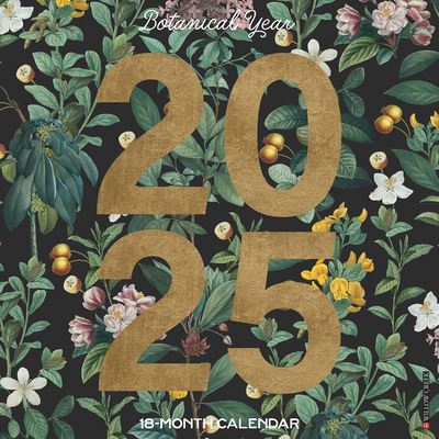 Willow Creek Press · Botanical Year 2025 12 X 12 Wall Calendar (Kalender) (2024)