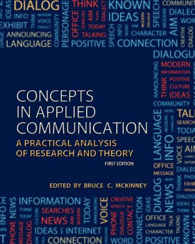 Cover for Bruce C. Mckinney · Concepts in Applied Communication: a Practical Analysis of Research and Theory (Paperback Book) (2012)