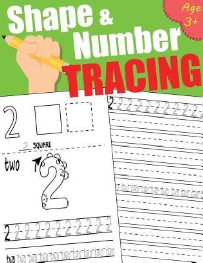 Cover for Tina K · Shape &amp; Number tracing (Paperback Book) (2018)