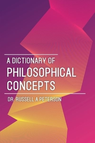 Cover for Audio Enlightenment · A Dictionary of Philosophical Concepts (Paperback Book) (2022)