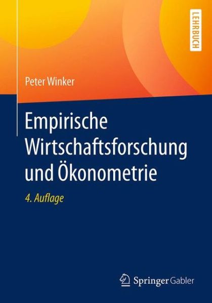 Cover for Winker · Empirische Wirtschaftsforschung (Book) (2017)