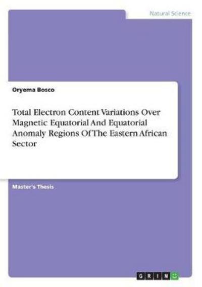 Cover for Bosco · Total Electron Content Variations (Book) (2018)