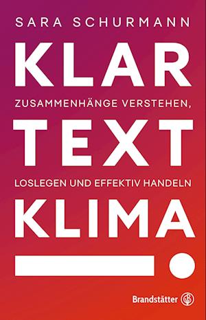 Cover for Sara Schurmann · Klartext Klima! (Paperback Book) (2022)