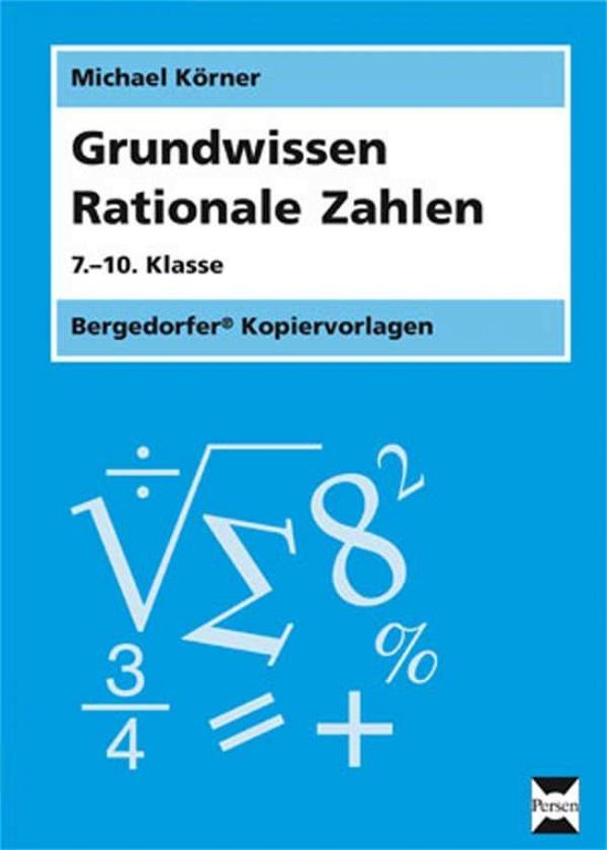 Cover for Körner · Grundwissen Rationale Zahlen (Buch)