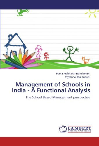 Cover for Viyyanna Rao Kodati · Management of Schools in India - a Functional Analysis: the School Based Management Perspective (Paperback Bog) (2011)
