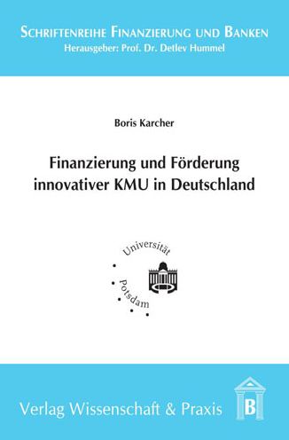 Cover for Karcher · Finanzierung und Förderung inno (Book) (2015)