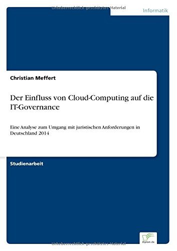 Cover for Christian Meffert · Der Einfluss Von Cloud-computing  Auf Die It-governance (Taschenbuch) [German edition] (2014)
