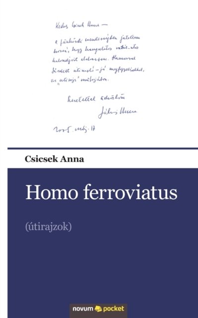 Cover for Csicsek Anna · Homo ferroviatus (Paperback Bog) (2020)