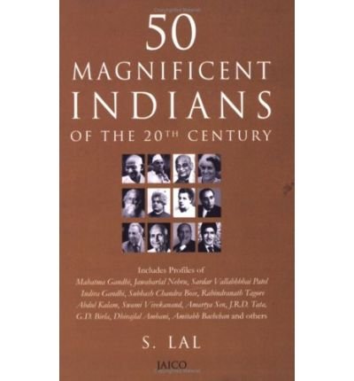 Cover for S. Lal · 50 Magnificent Indians of the 20th Century (Taschenbuch) (2008)