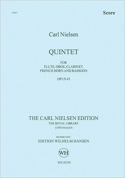 Cover for Carl Nielsen · Blæserkvintet Op. 43 (Book) [1st edition] (2007)