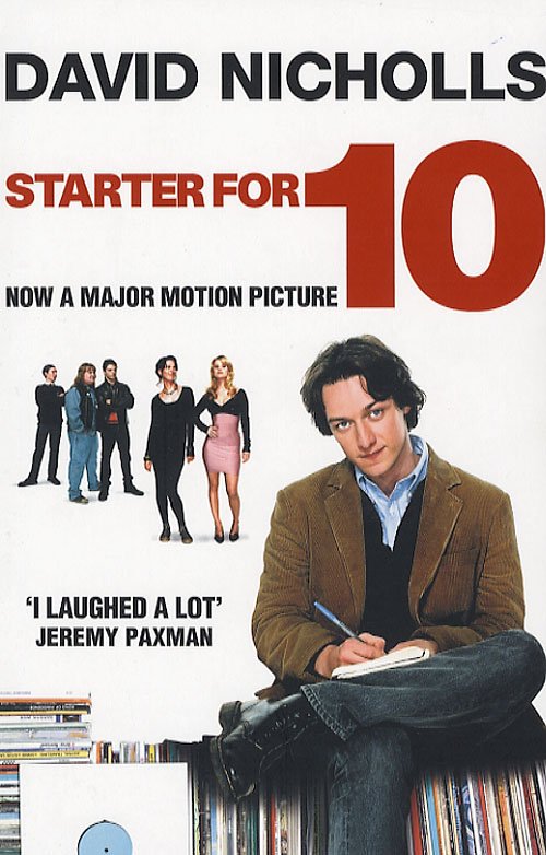 Cover for David Nicholls · Starter for Ten (Film) (Book) [1. Painos] (2007)