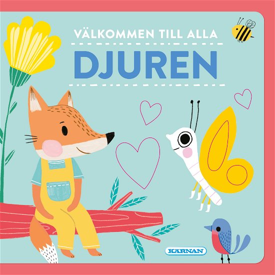 Cover for Välkommen till alla djuren (Board book) (2024)