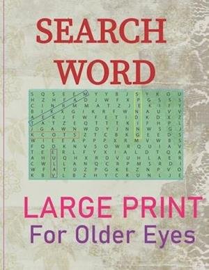 Cover for Puzzle Es · Search Words Large Print, For Older Eyes (Paperback Bog) (2020)