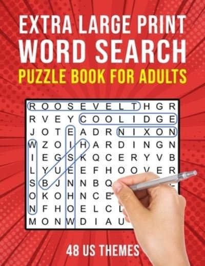 Cover for Puzzle King Publishing · Extra Large Print Word Search Book for Adults (Paperback Bog) (2020)