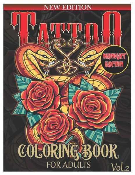 Tattoo Coloring Book for Adults - Benmore Book - Książki - Independently Published - 9798747586987 - 2 maja 2021