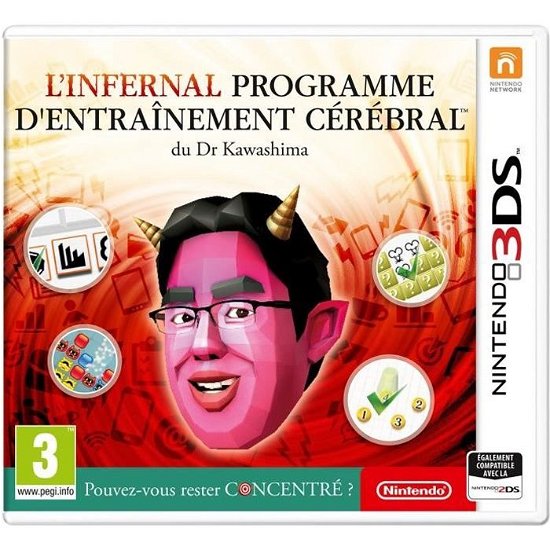 Cover for 3DS · Dr Kawashimas Devilish Brain Training (PS4) (2019)