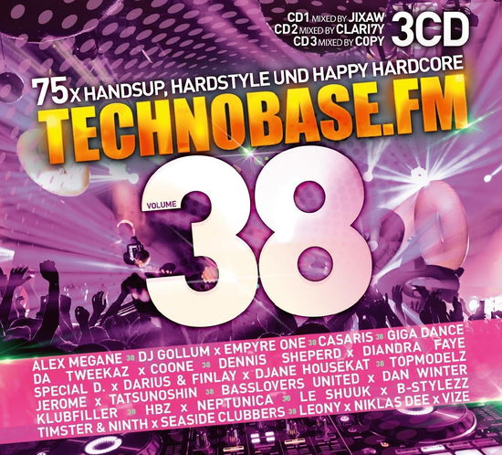 Cover for Technobase.fm Vol. 38 · TechnoBase.FM Vol. 38 (CD) (2023)