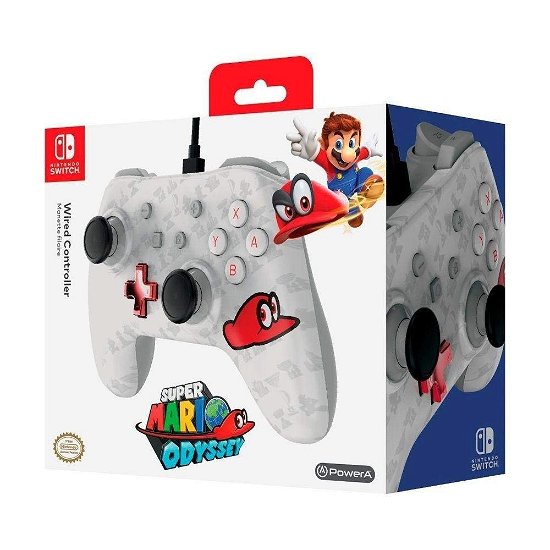 Xbox One - Powera Wired Switch Controller - Mario Odyssey Cappy /switch - Xbox One - Merchandise -  - 0617885017988 - 