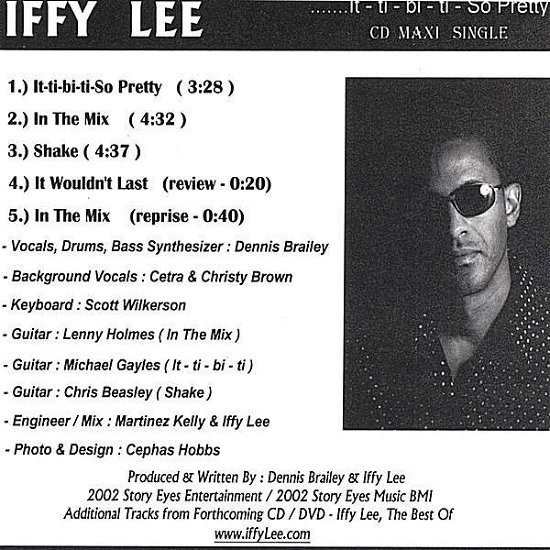 Cover for Iffy Lee · It-ti-bi-ti-so Pretty (CD) (2004)