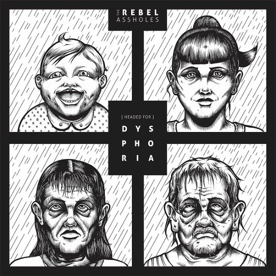 Cover for Rebel Assholes · Headed For Dysphoria (LP) (2020)