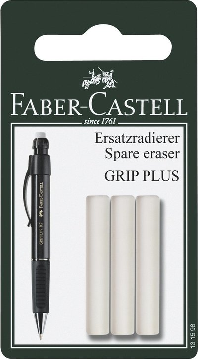 Cover for 3 Faber · 3 FABER-CASTELL Radiergummis für Bleistifte (MERCH) (2020)