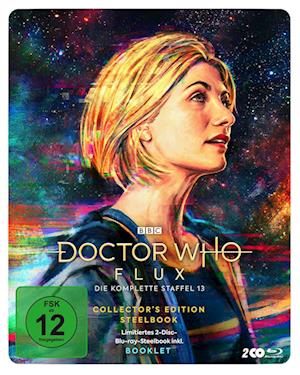 Cover for Whittaker,jodie / Gill,mandip / Bishop,john · Doctor Who-staffel 13:flux Ltd.steelbook Ed. (Blu-ray) (2022)