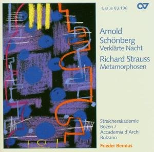 Cover for Bernius,frieder / Streicherakademie Bozen · Verklärte Nacht / Metamorphosen (CD) (2003)