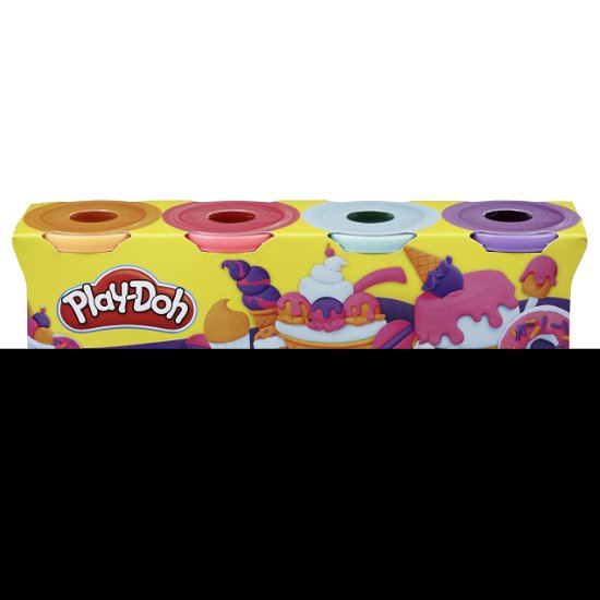 Play-Doh Kleuren Potjes Zoete Kleuren 4st. - Play-Doh - Merchandise - Hasbro - 5010993558988 - 