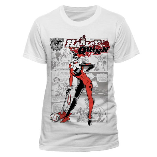 Cover for Harley Quinn · Dc Comics - Harley Quinn - Comic White Design (T-s (T-shirt) [size S]