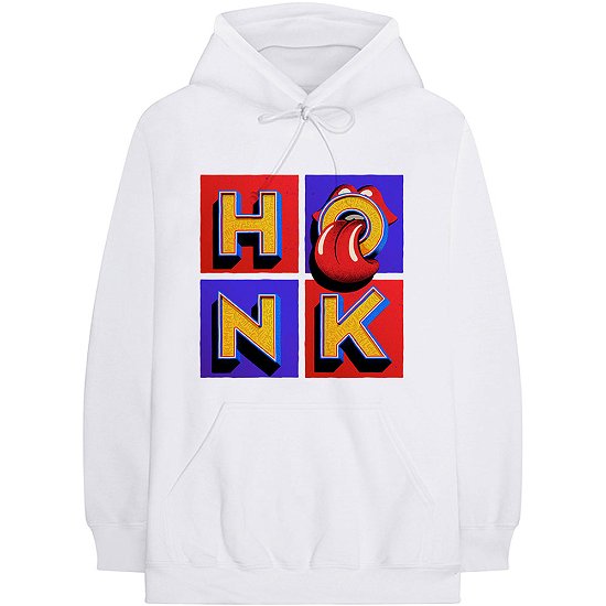 Cover for The Rolling Stones · The Rolling Stones Unisex Pullover Hoodie: Honk Album (Hoodie) [size S] [White - Unisex edition] (2020)