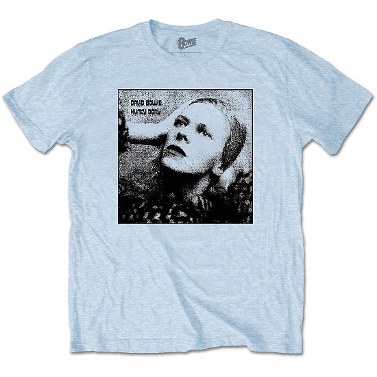 Cover for David Bowie · David Bowie Unisex T-Shirt: Hunky Dory Mono (T-shirt) [size XL] [Blue - Unisex edition]