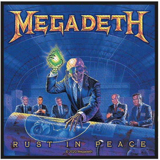 Megadeth Woven Patch: Rust In Peace (Standard) - Megadeth - Merchandise -  - 5056365708988 - 