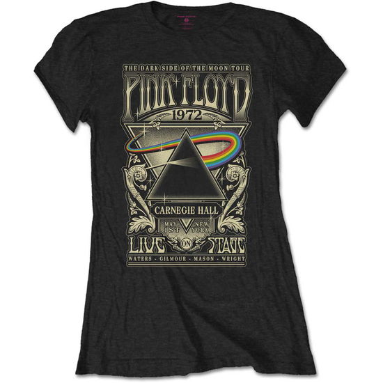 Pink Floyd Ladies T-Shirt: Carnegie Hall Poster (XXXX-Large) - Pink Floyd - Fanituote -  - 5056561041988 - 