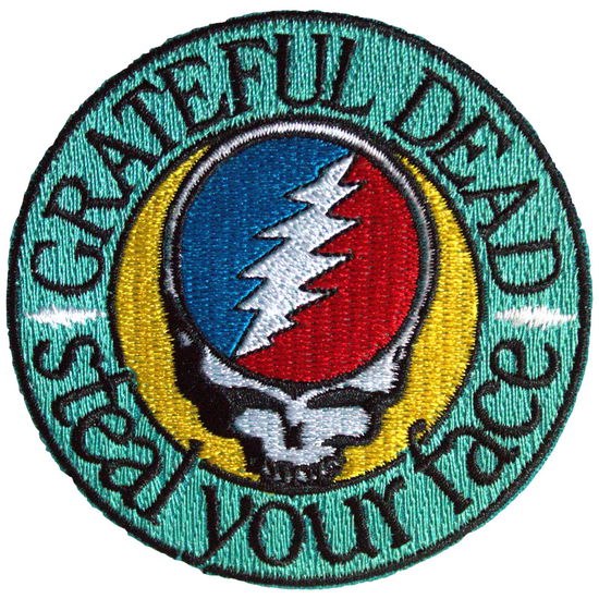 Cover for Grateful Dead · Grateful Dead Woven Patch: Steal Your Face Text Emblem (Standard) (Patch) (2024)