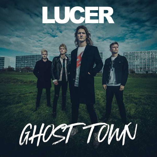 Cover for Lucer · Ghost Town (Blue Vinyl) (LP) [Coloured edition] (2019)