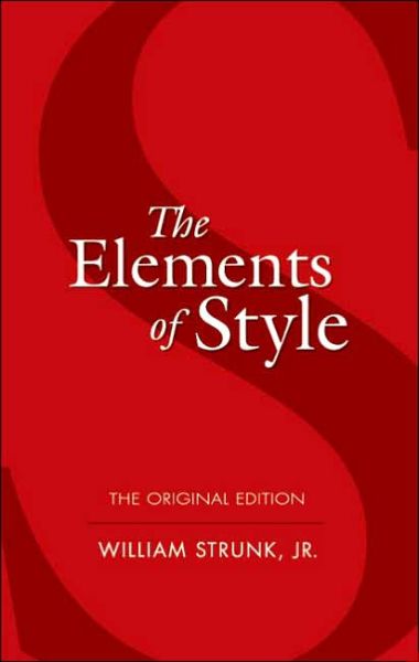 Cover for William Strunk Jr · The Elements of Style - Dover Language Guides (Pocketbok) [Original edition] (2005)