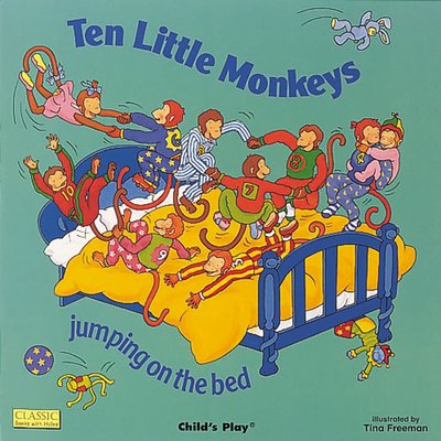 Cover for Pat Adams · Ten Little Monkeys Jumping on the Bed - Classic Books with Holes Board Book (Board book) (2001)