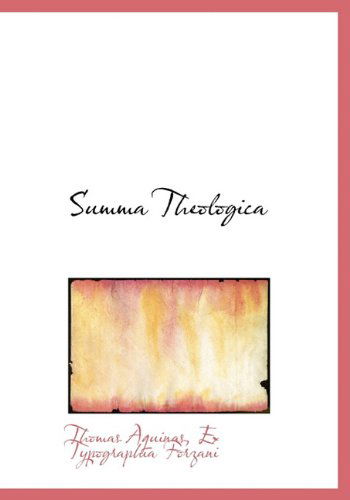 Cover for Thomas Aquinas · Summa Theologica (Hardcover Book) [Italian edition] (2010)