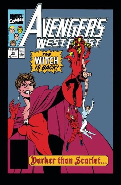 Cover for John Byrne · Avengers West Coast Epic Collection: Darker Than Scarlet (Pocketbok) (2022)