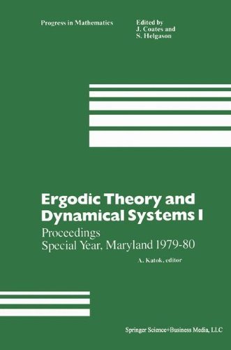 Cover for Katok · Ergodic Theory and Dynamical Systems I: Proceedings Special Year, Maryland 1979-80 - Progress in Mathematics (Paperback Book) [Softcover reprint of the original 1st ed. 1981 edition] (2013)