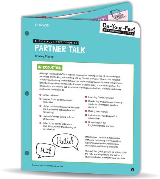 The On-Your-Feet Guide to Partner Talk - On-Your-Feet-Guides - Shirley Clarke - Kirjat - SAGE Publications Inc - 9781544377988 - keskiviikko 1. toukokuuta 2019