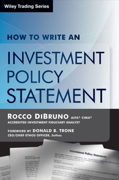 Cover for Gardner · How to Write an Investment Poli (Buch)