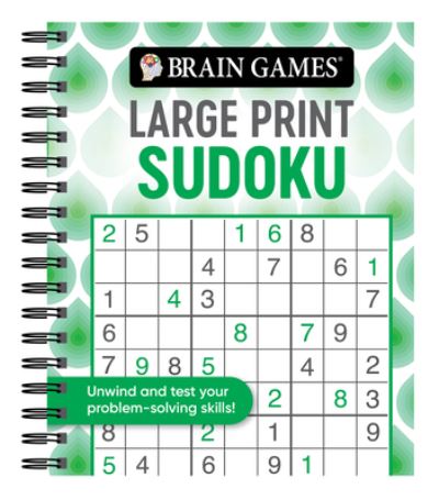 Cover for Publications International Ltd · Brain Games - Large Print Sudoku (Swirls) (Spiral Book) (2021)