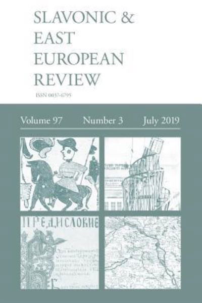 Cover for Martyn Rady · Slavonic &amp; East European Review (97 (Paperback Book) (2019)