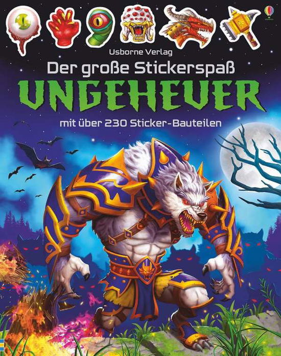 Cover for Tudhope · Der große Stickerspaß: Ungeheue (Book)