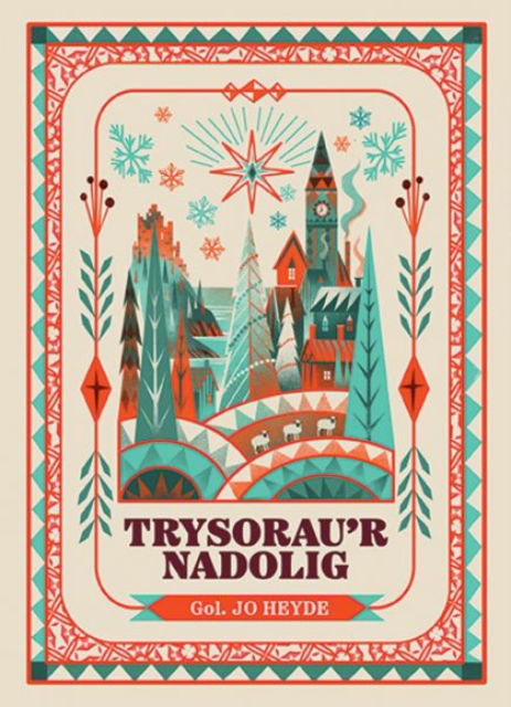 Cover for Trysorau'r Nadolig (Hardcover Book) (2025)
