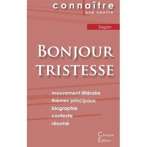 Cover for Françoise Sagan · Fiche de lecture Bonjour tristesse de Francoise Sagan (Analyse litteraire de reference et resume complet) (Paperback Bog) (2022)