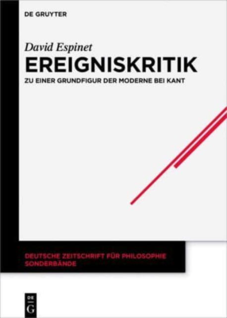 Cover for David Espinet · Ereigniskritik (Book) (2017)