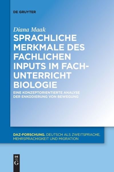 Cover for Maak · Sprachliche Merkmale des fachliche (Bog) (2019)